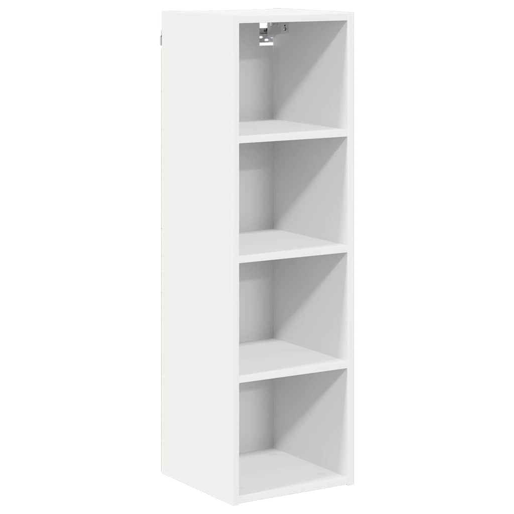 Hängeschrank mit Speicher Weiß 30 x 29,5 x 100 cm Holzwerkstoff