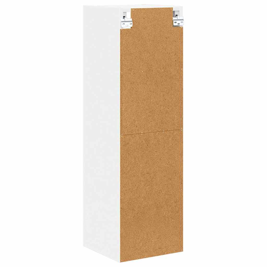 Hängeschrank mit Speicher Weiß 30 x 29,5 x 100 cm Holzwerkstoff