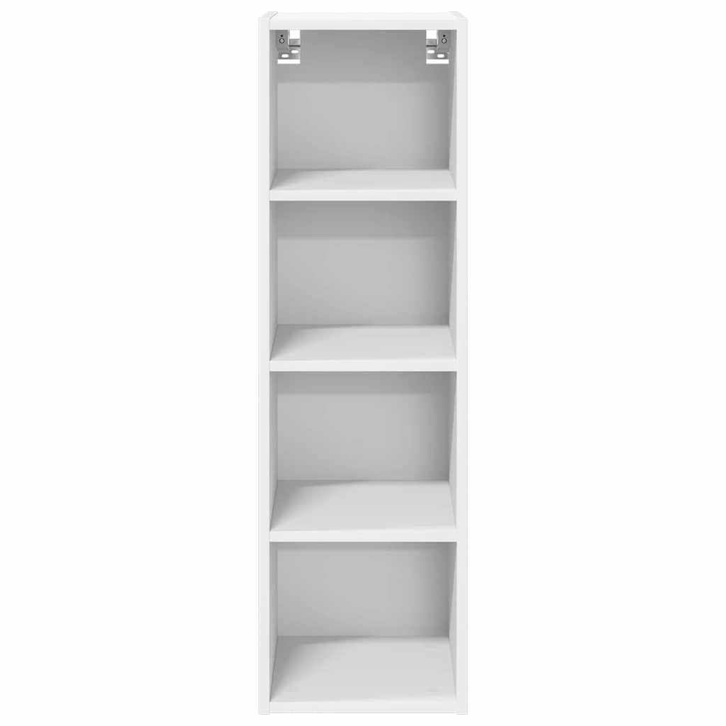 Hängeschrank mit Speicher Weiß 30 x 29,5 x 100 cm Holzwerkstoff