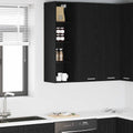 Hängeschrank Schwarz Eichen-Optik 30 x 29,5 x 100 cm