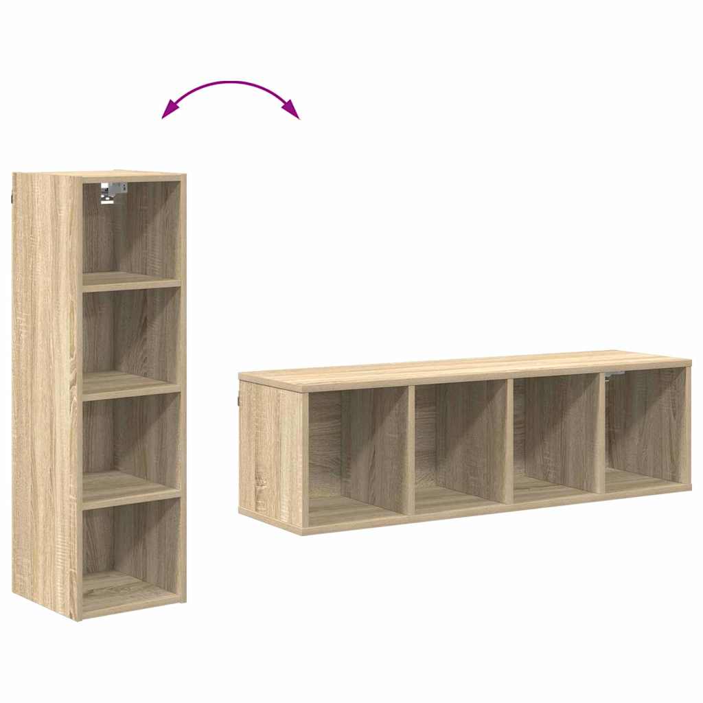 Hängeschrank Sonoma-Eiche 30 x 29,5 x 100 cm Holzwerkstoff