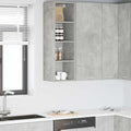 Hängeschrank Beton Grau 30 x 29,5 x 100 cm Holzwerkstoff