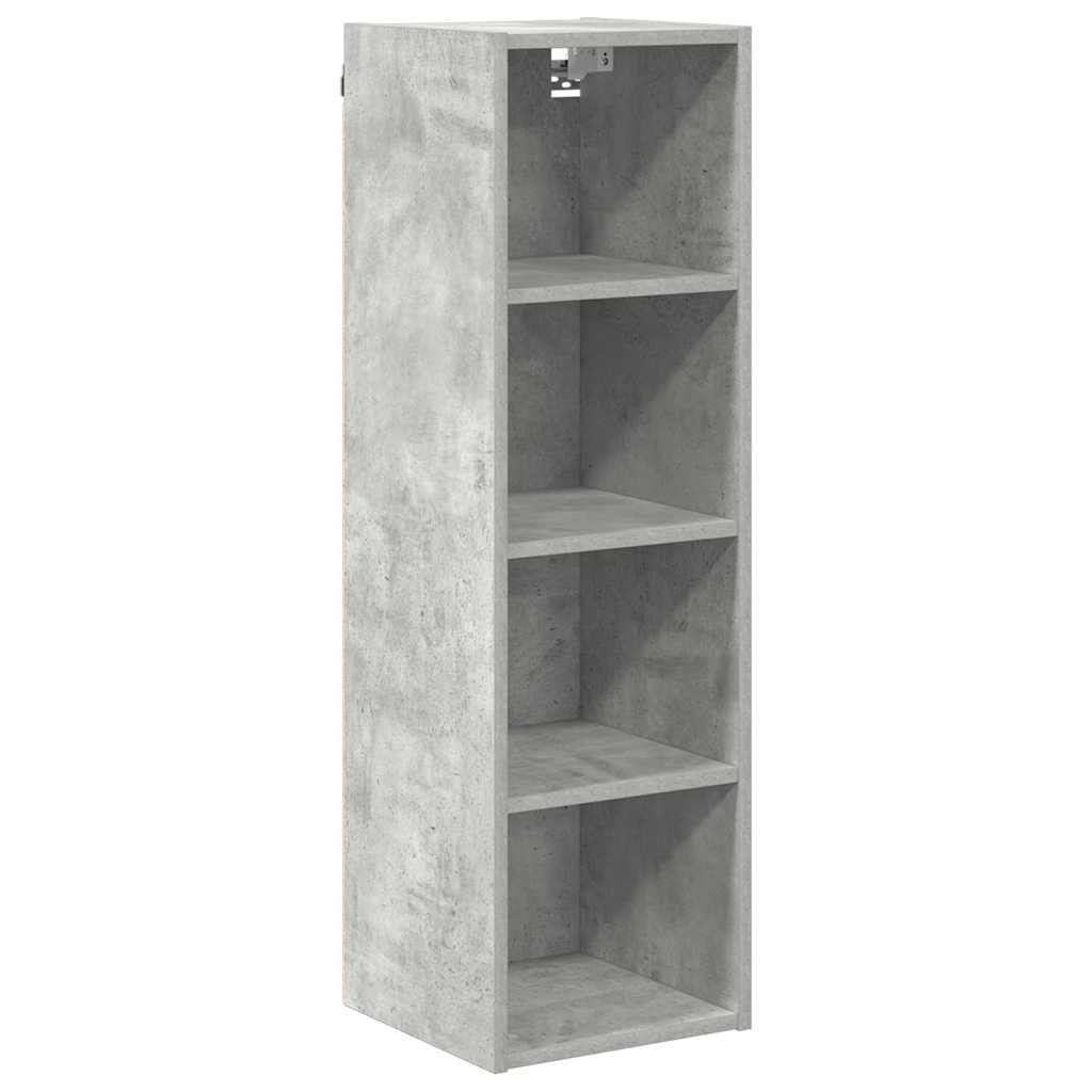 Hängeschrank Beton Grau 30 x 29,5 x 100 cm Holzwerkstoff