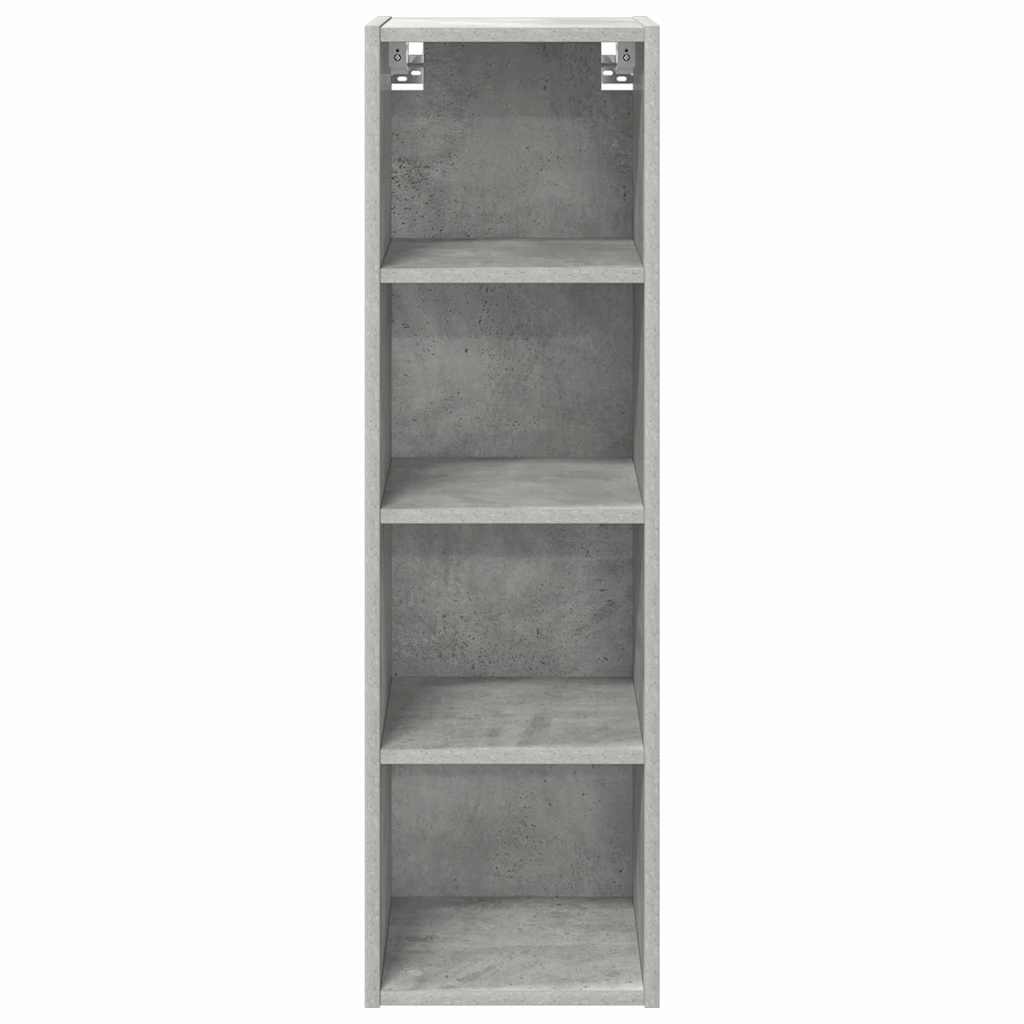 Hängeschrank Beton Grau 30 x 29,5 x 100 cm Holzwerkstoff