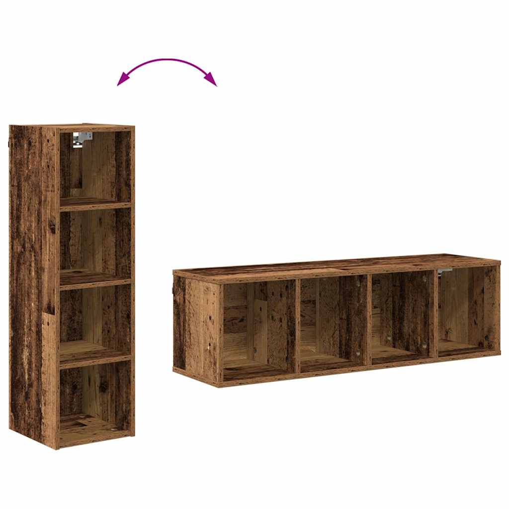 Hängeschrank Altholz 30 x 29,5 x 100 cm Holzwerkstoff