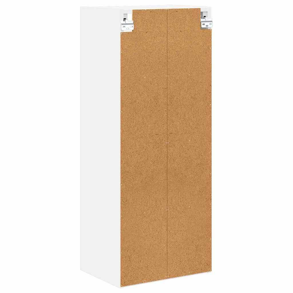 Hängeschrank mit Speicher Weiß 40 x 29,5 x 100 cm Holzwerkstoff