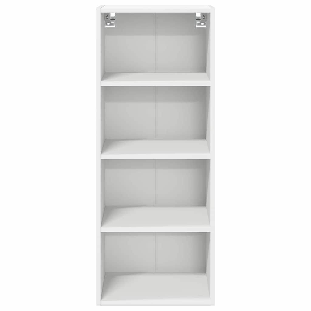 Hängeschrank mit Speicher Weiß 40 x 29,5 x 100 cm Holzwerkstoff