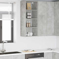 Hängeschrank Beton Grau 40 x 29,5 x 100 cm Holzwerkstoff