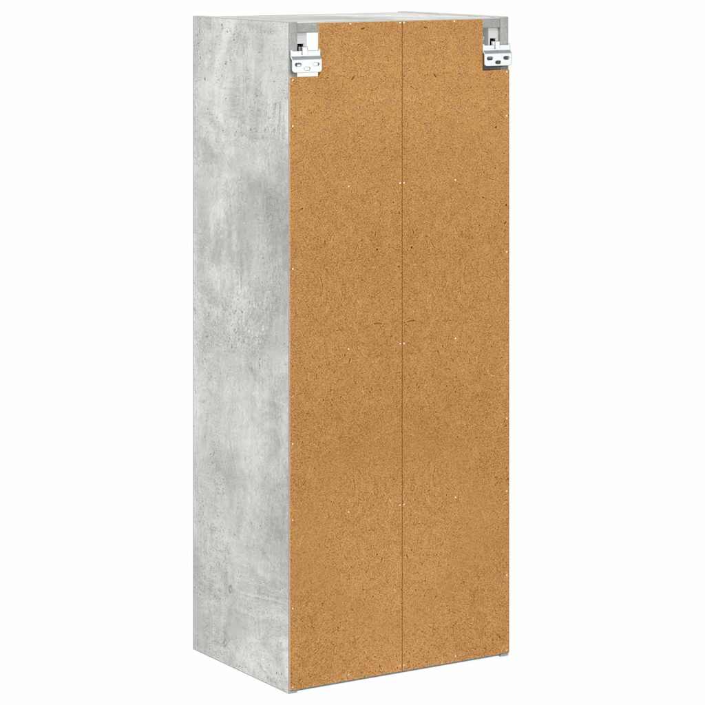 Hängeschrank Beton Grau 40 x 29,5 x 100 cm Holzwerkstoff
