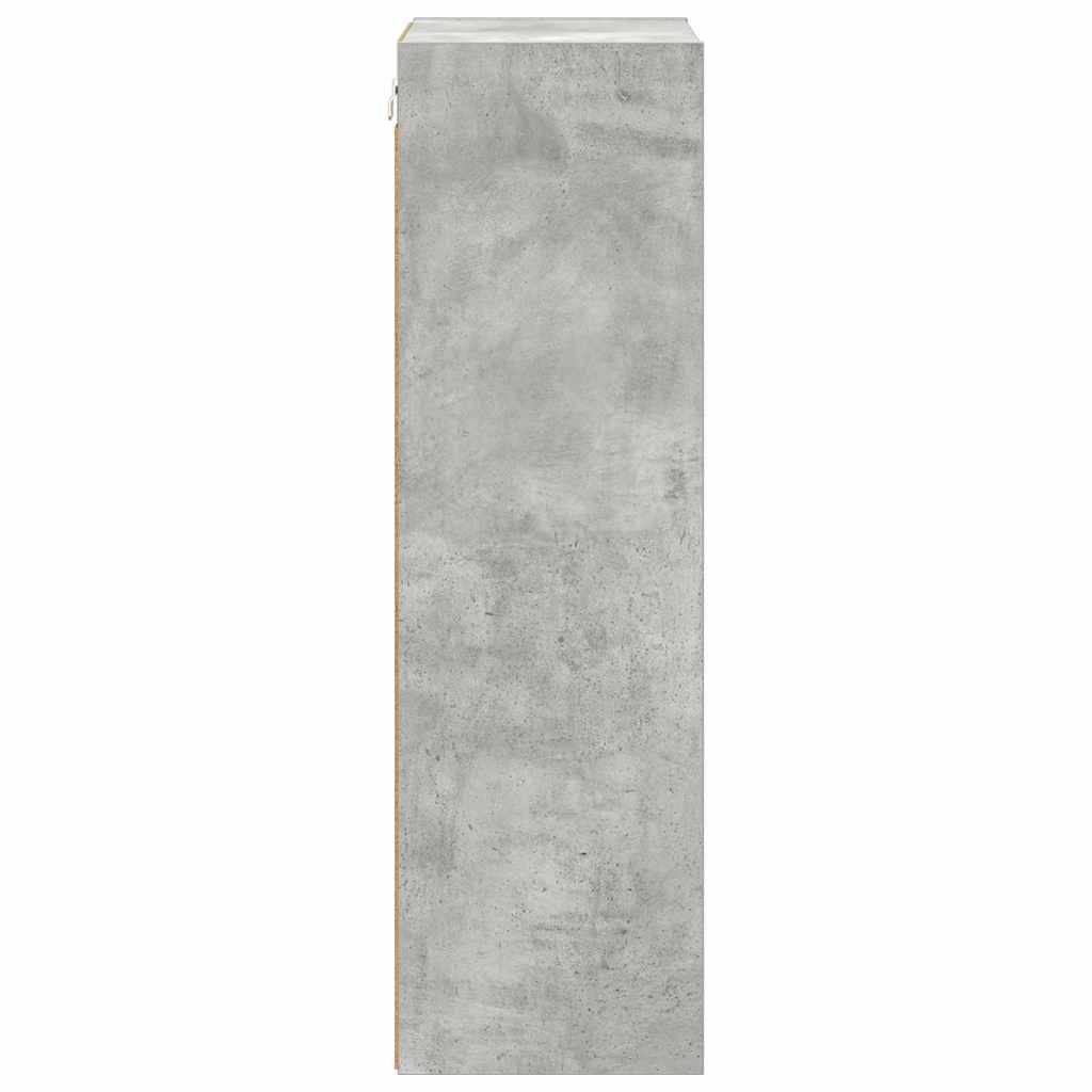 Hängeschrank Beton Grau 40 x 29,5 x 100 cm Holzwerkstoff