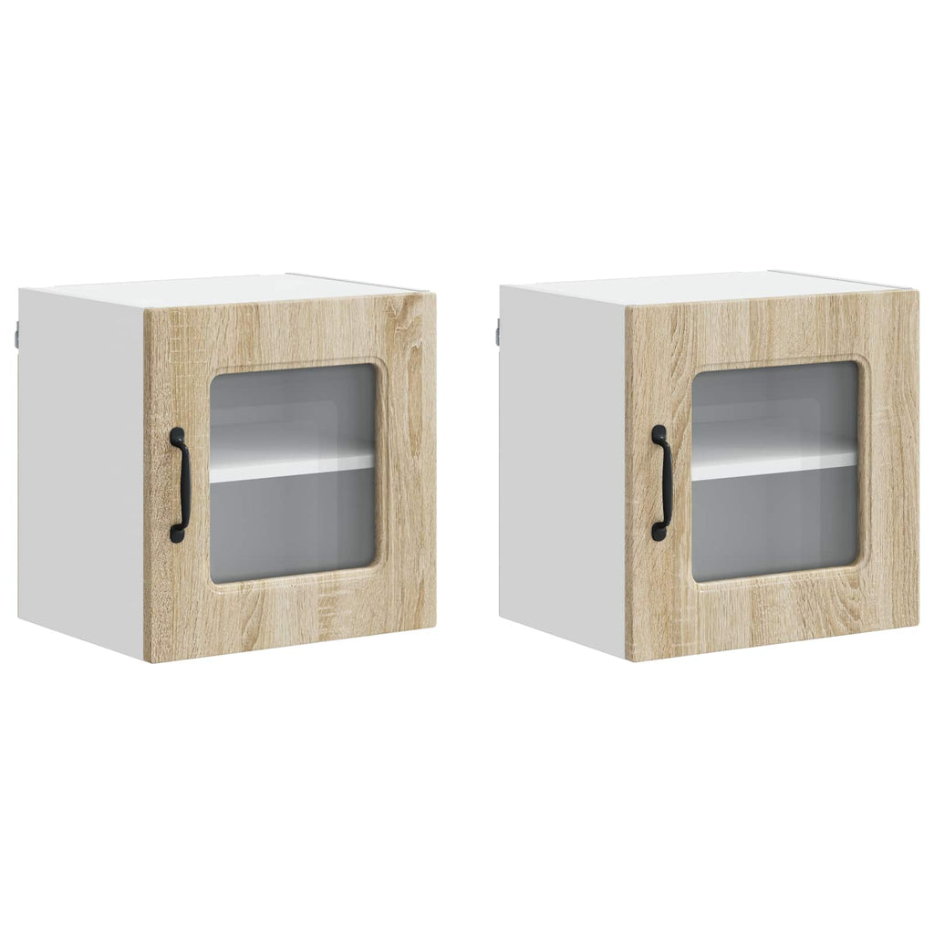 Geschirrspülerfront Kalmar 2 pcs Sonoma-Eiche 40 x 31 x 40 cm