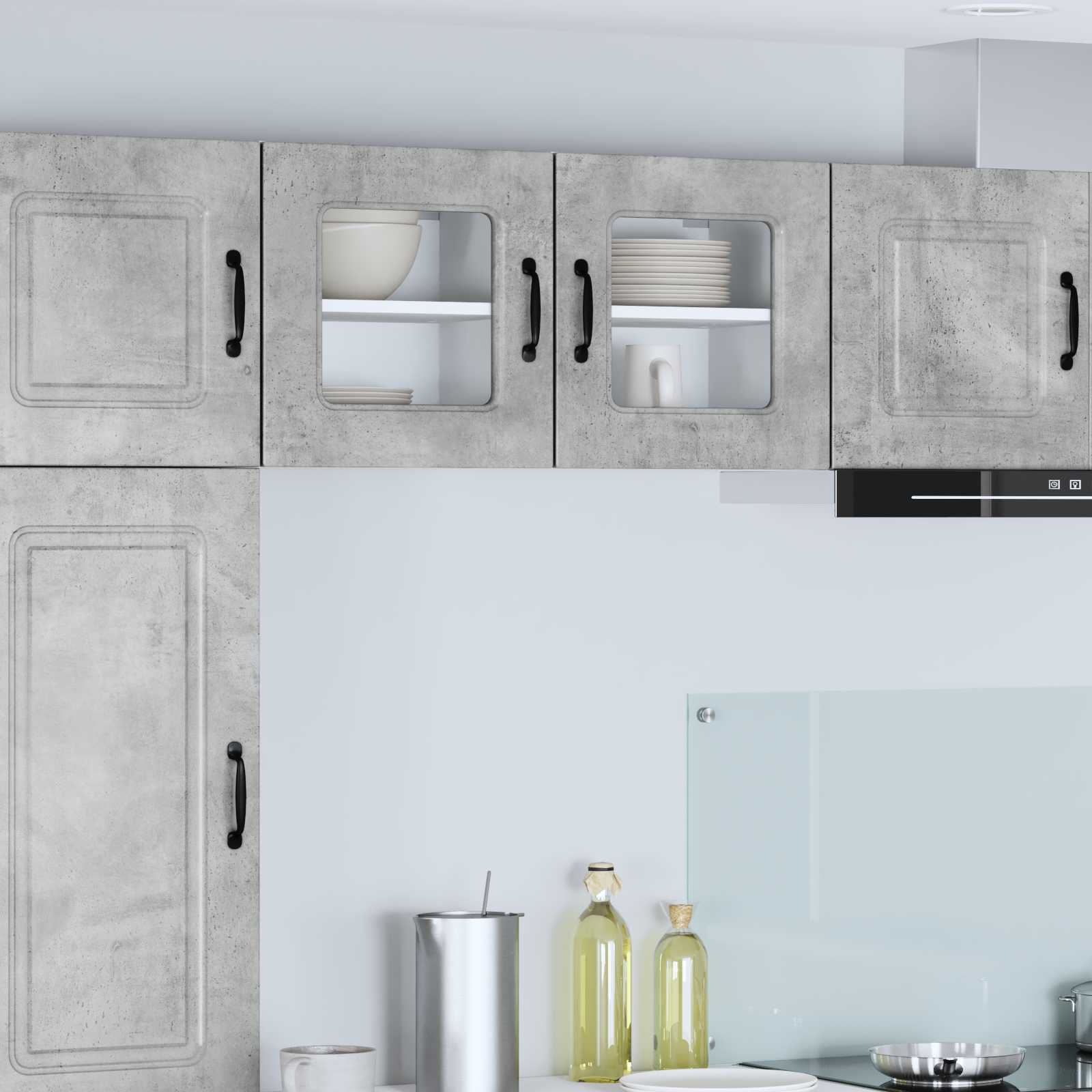 Geschirrspülerfront Kalmar 2 pcs Beton Grau 40 x 31 x 40 cm