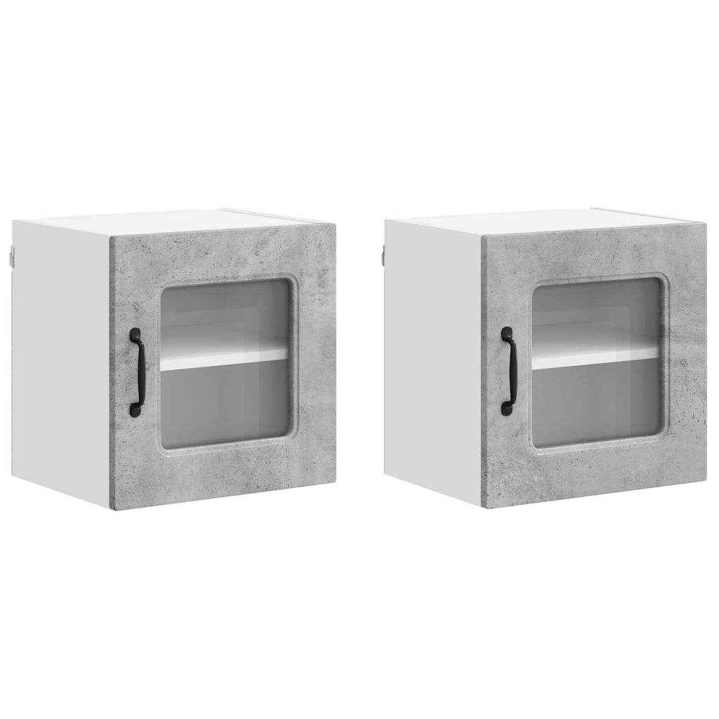 Geschirrspülerfront Kalmar 2 pcs Beton Grau 40 x 31 x 40 cm