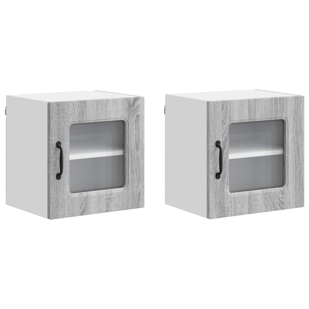 Geschirrspülerfront Kalmar 2 pcs Graues Sonoma 40 x 31 x 40 cm