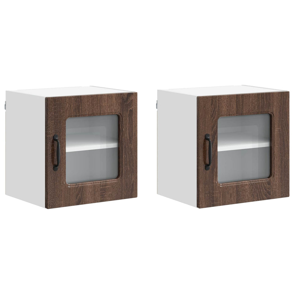 Geschirrspülerfront Kalmar 2 pcs Braun Eichen-Optik