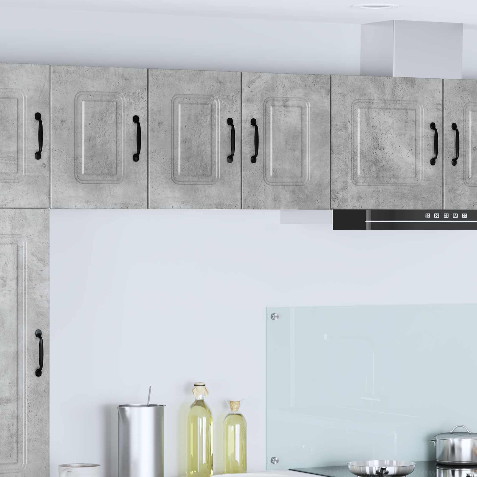 Geschirrspülerfront Kalmar 2 pcs Beton Grau 30 x 31 x 40 cm