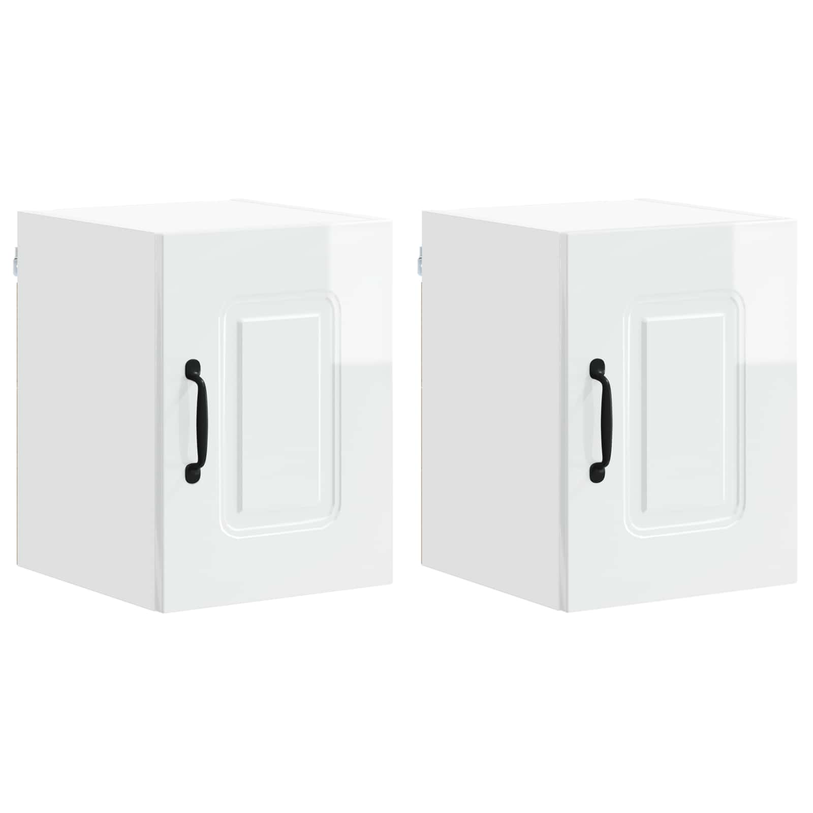 Geschirrspülerfront Kalmar 2 pcs Hochglanz Weiß 30 x 31 x 40 cm