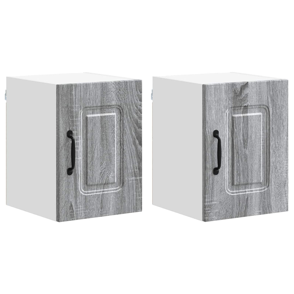 Geschirrspülerfront Kalmar 2 pcs Graues Sonoma 30 x 31 x 40 cm