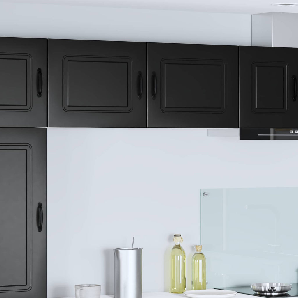 Geschirrspülerfront Kalmar 2 pcs Schwarz 50 x 31 x 40 cm