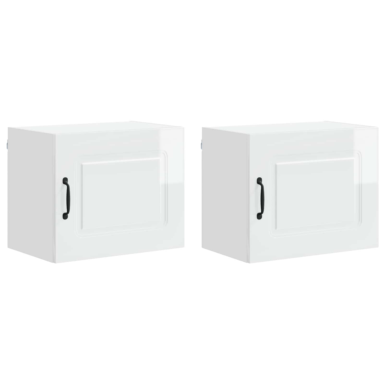 Geschirrspülerfront Kalmar 2 pcs Hochglanz Weiß 50 x 31 x 40 cm