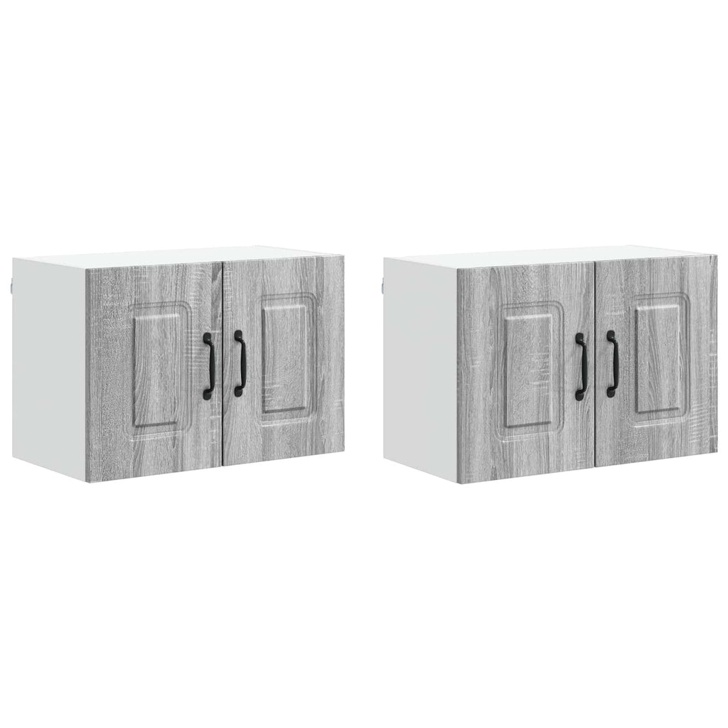 Geschirrspülerfront Kalmar 2 pcs Graues Sonoma 60 x 31 x 40 cm