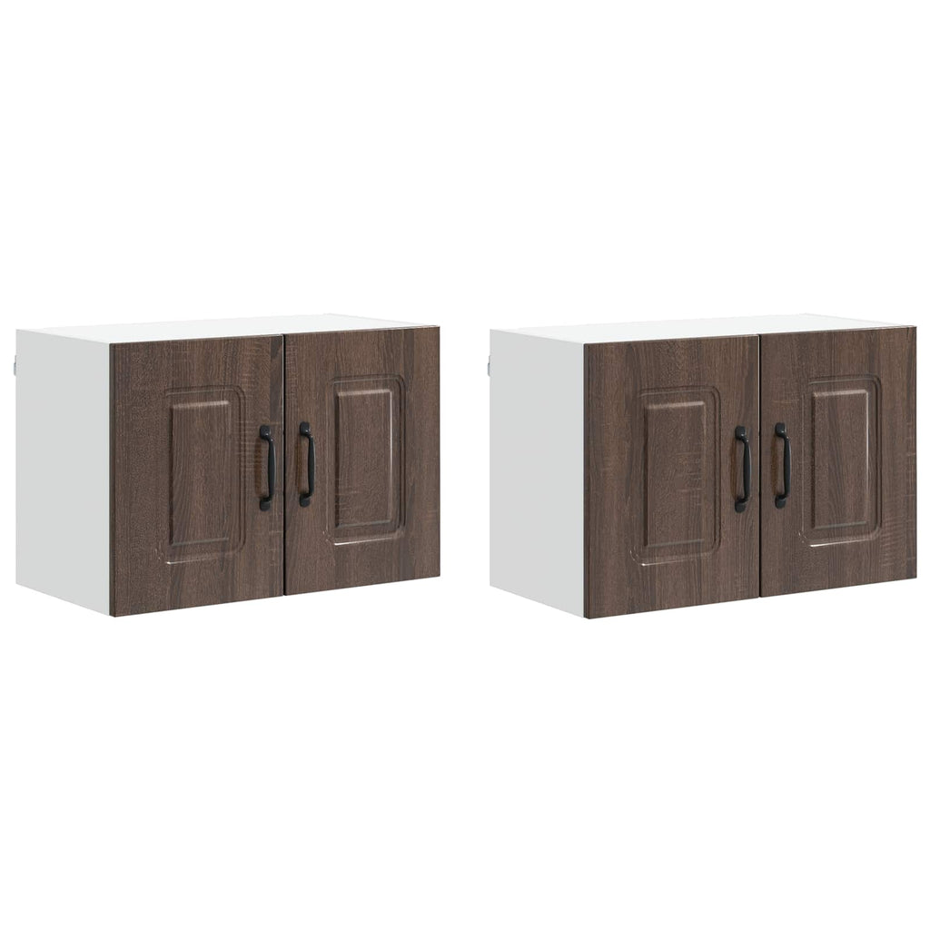 Geschirrspülerfront Kalmar 2 pcs Braun Eichen-Optik