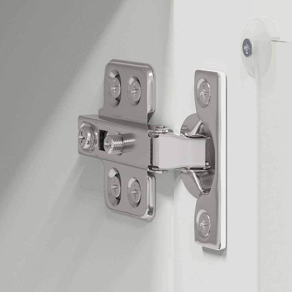 Geschirrspülerfront Kalmar 2 pcs Hochglanz Weiß 60 x 31 x 40 cm