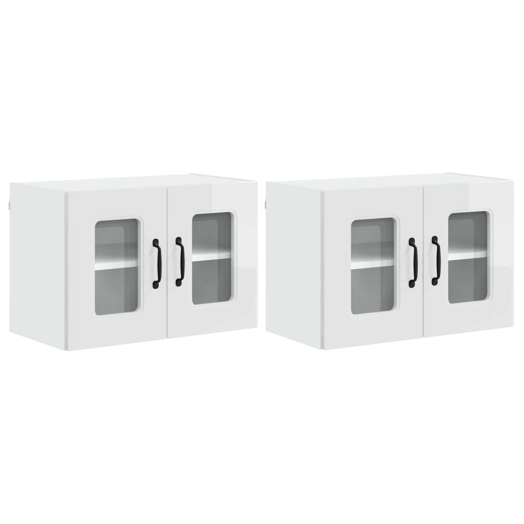 Geschirrspülerfront Kalmar 2 pcs Hochglanz Weiß 60 x 31 x 40 cm