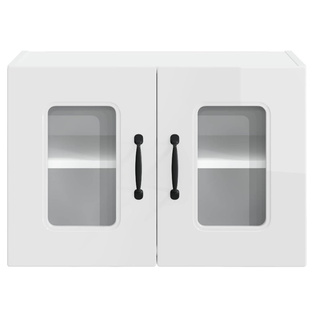 Geschirrspülerfront Kalmar 2 pcs Hochglanz Weiß 60 x 31 x 40 cm