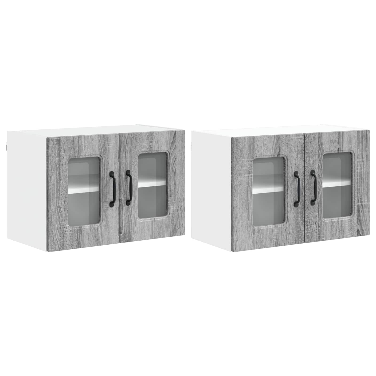 Geschirrspülerfront Kalmar 2 pcs Graues Sonoma 60 x 31 x 40 cm