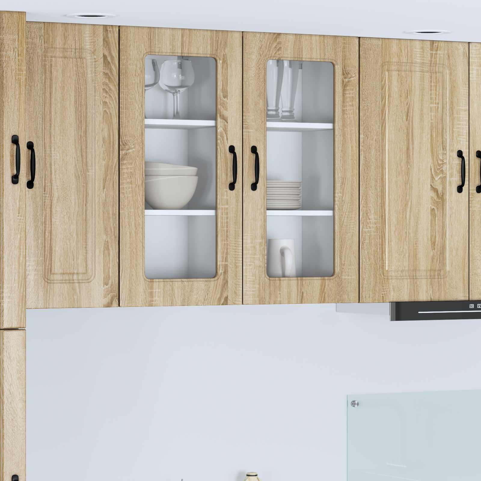 Geschirrspülerfront Kalmar 2 pcs Sonoma-Eiche 40 x 31 x 80 cm