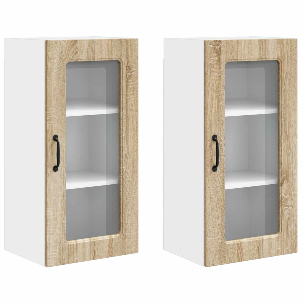 Geschirrspülerfront Kalmar 2 pcs Sonoma-Eiche 40 x 31 x 80 cm
