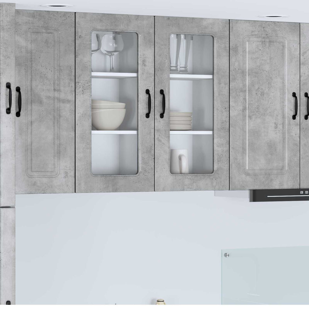 Geschirrspülerfront Kalmar Beton Grau 40 x 31 x 80 cm