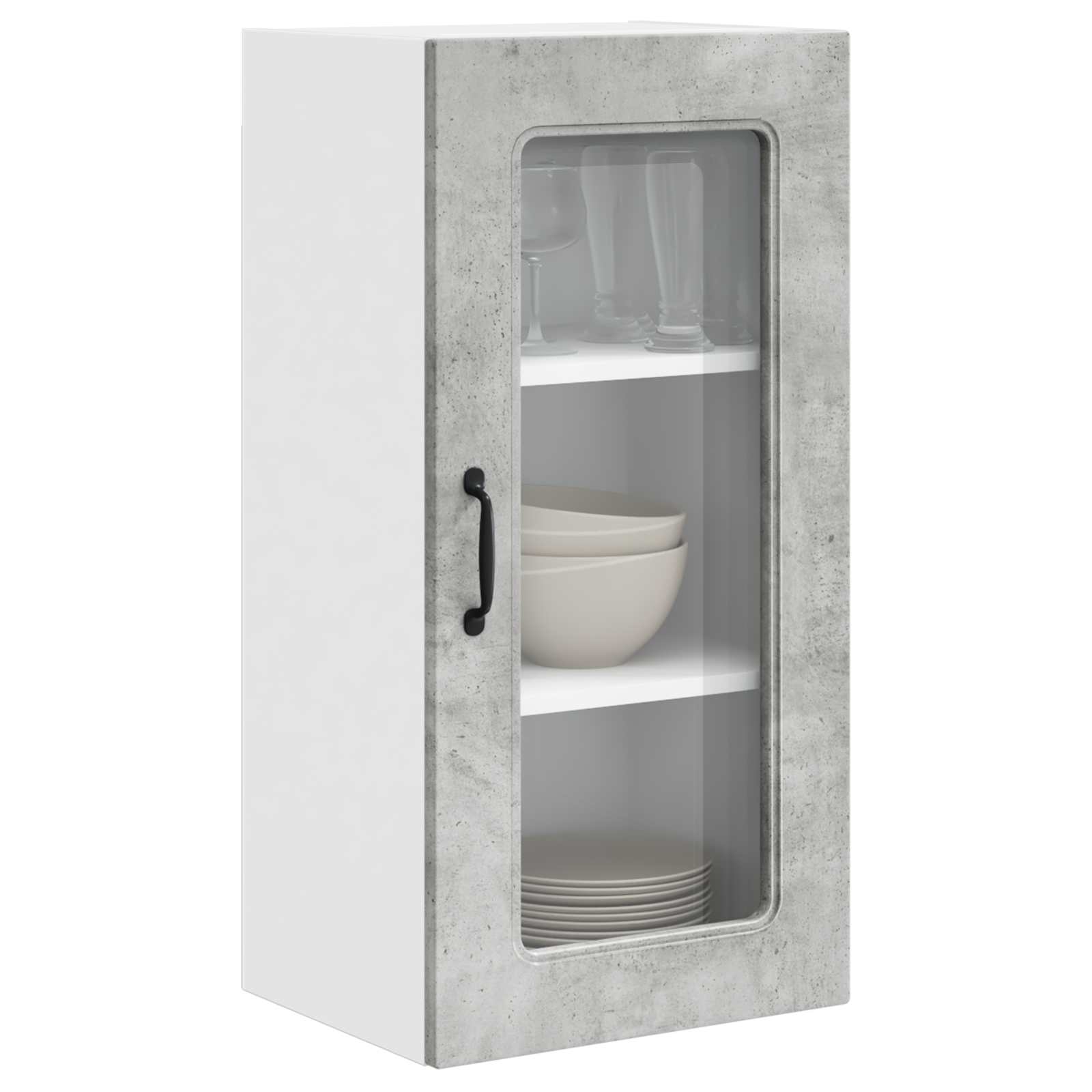 Geschirrspülerfront Kalmar 2 pcs Beton Grau 40 x 31 x 80 cm