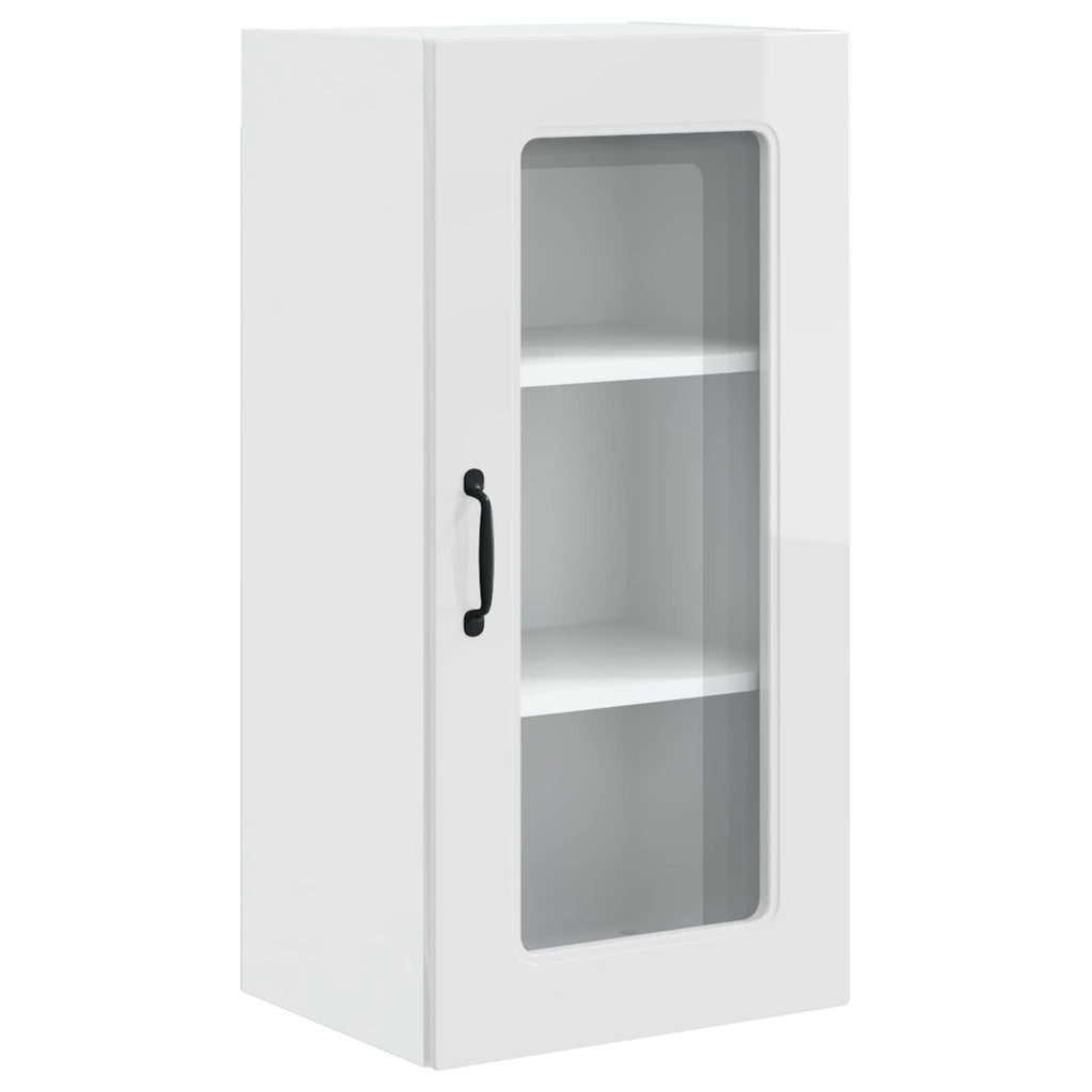 Geschirrspülerfront Kalmar 2 pcs Hochglanz Weiß 40 x 31 x 80 cm