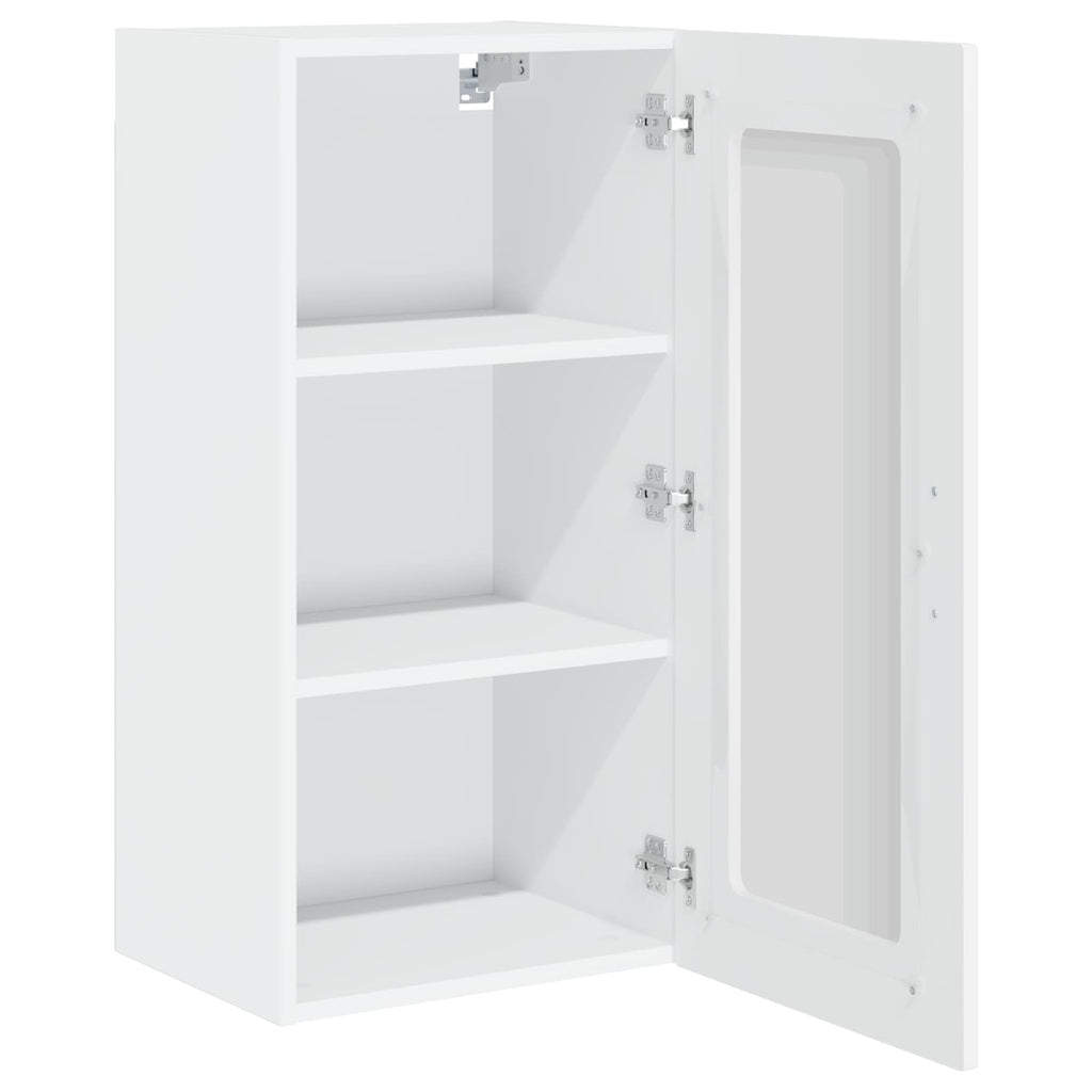 Geschirrspülerfront Kalmar 2 pcs Hochglanz Weiß 40 x 31 x 80 cm