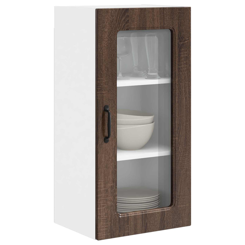 Geschirrspülerfront Kalmar Braun Eichen-Optik 40 x 31 x 80 cm