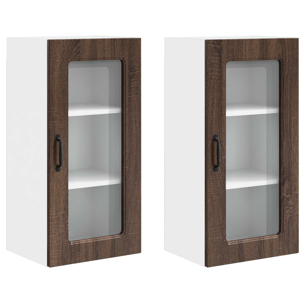 Geschirrspülerfront Kalmar 2 pcs Braun Eichen-Optik