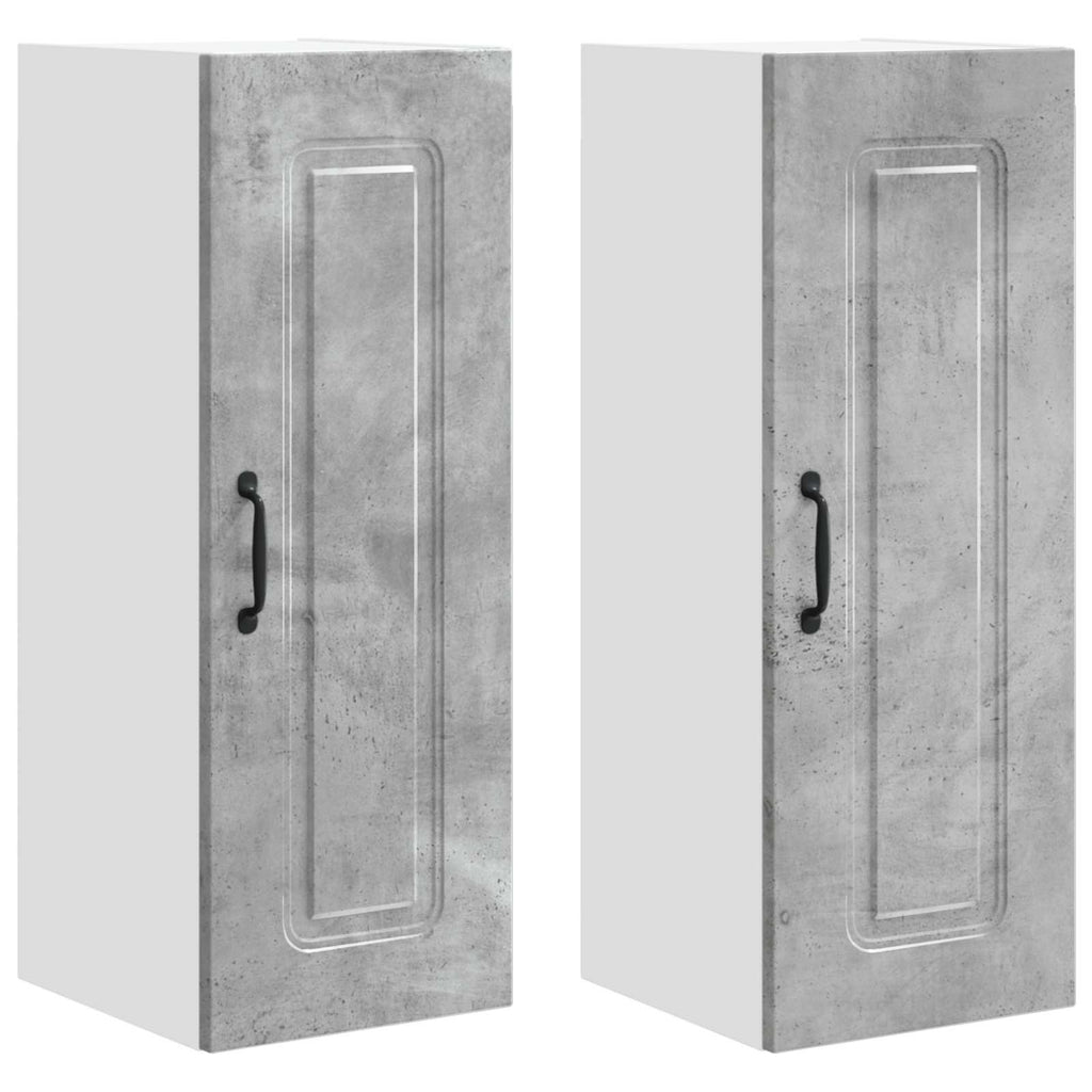 Geschirrspülerfront Kalmar 2 pcs Beton Grau 30 x 31 x 80 cm