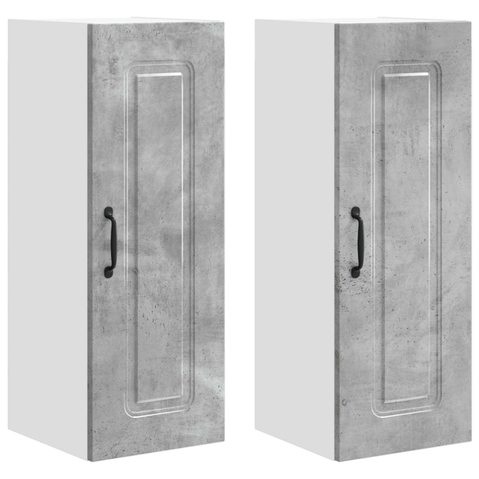 Geschirrspülerfront Kalmar 2 pcs Beton Grau 30 x 31 x 80 cm