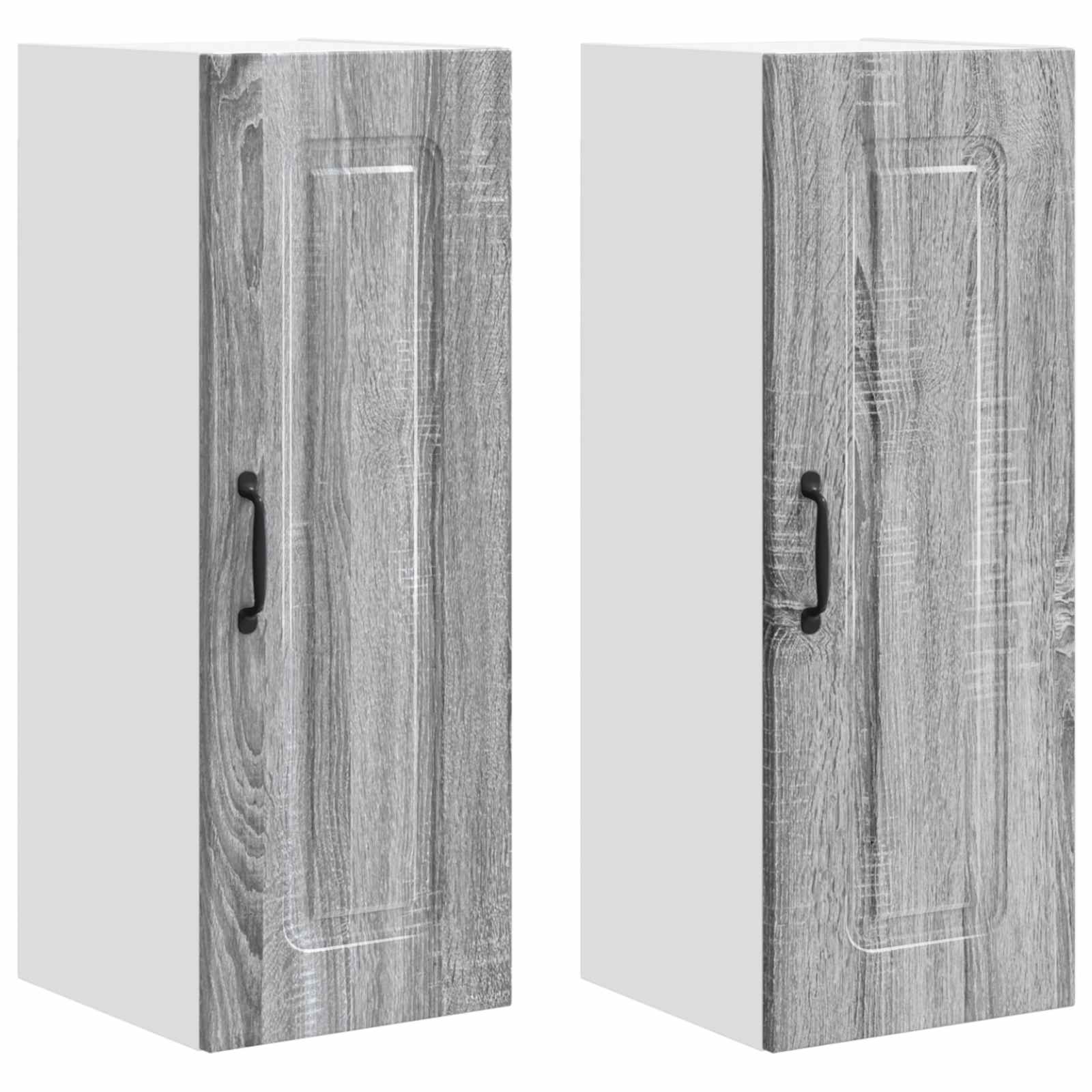 Geschirrspülerfront Kalmar 2 pcs Graues Sonoma 30 x 31 x 80 cm