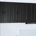 Geschirrspülerfront Kalmar Schwarz 60 x 31 x 80 cm