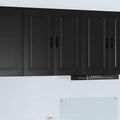 Geschirrspülerfront Kalmar Schwarz 80 x 31 x 80 cm