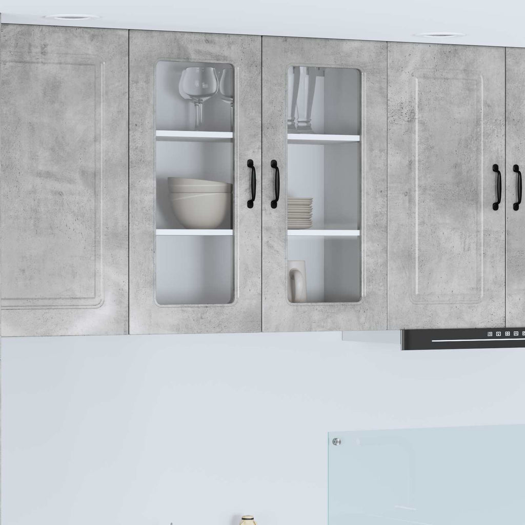 Geschirrspülerfront Kalmar Beton Grau 80 x 31 x 80 cm