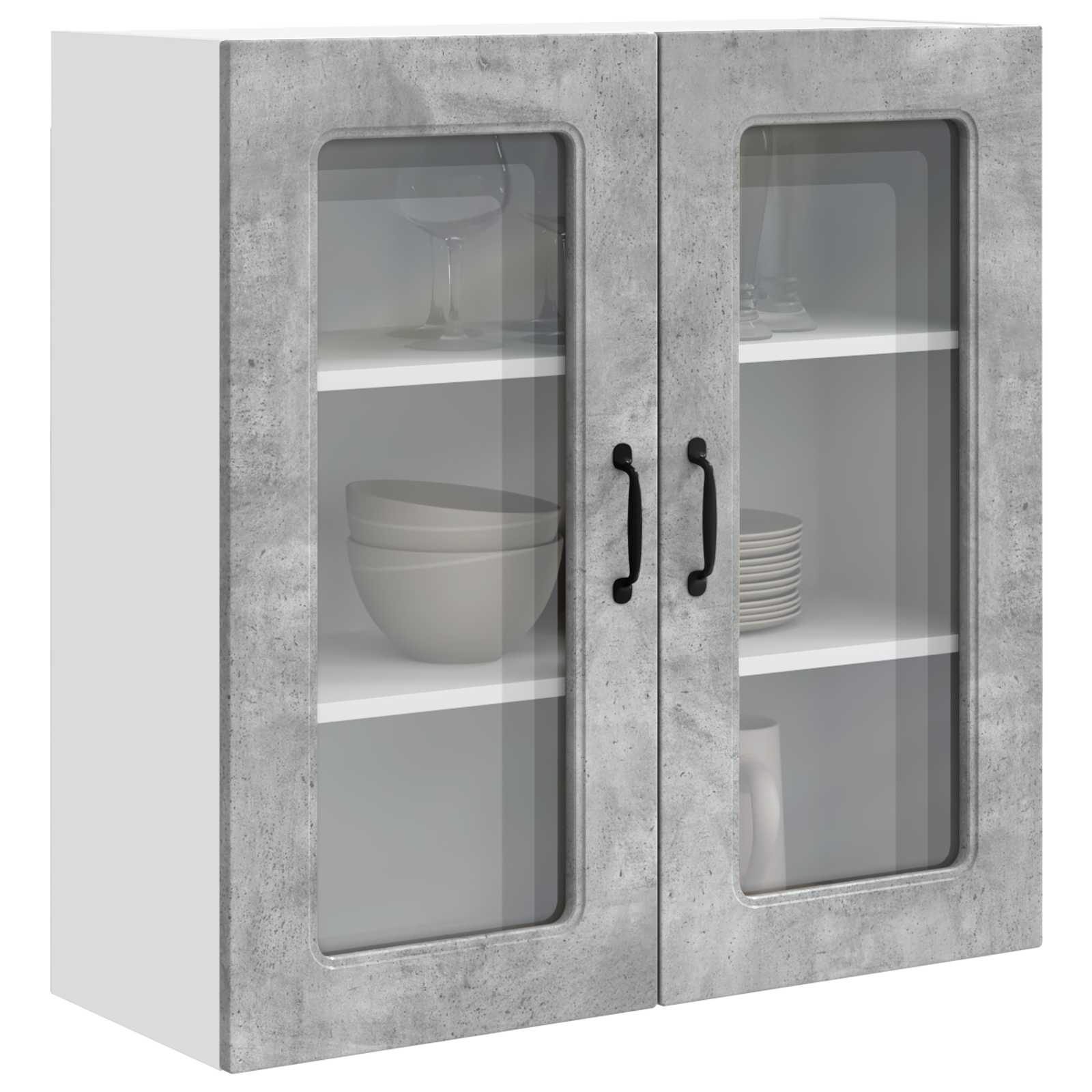 Geschirrspülerfront Kalmar Beton Grau 80 x 31 x 80 cm