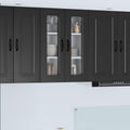 Geschirrspülerfront Kalmar Schwarz 60 x 31 x 80 cm