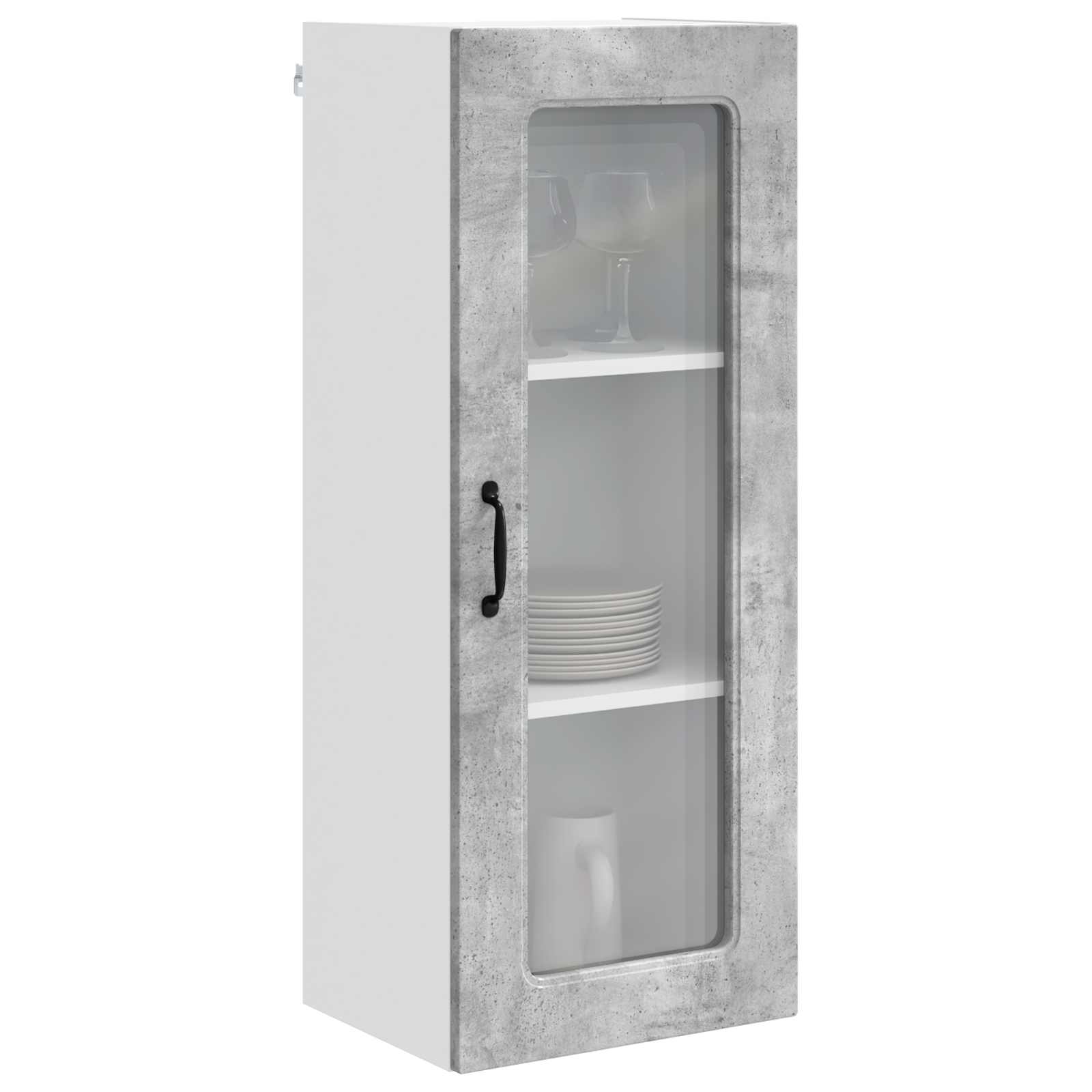Geschirrspülerfront Kalmar Beton Grau 40 x 31 x 100 cm