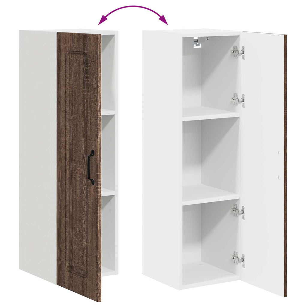 Geschirrspülerfront Kalmar Braun Eichen-Optik 30 x 31 x 100 cm