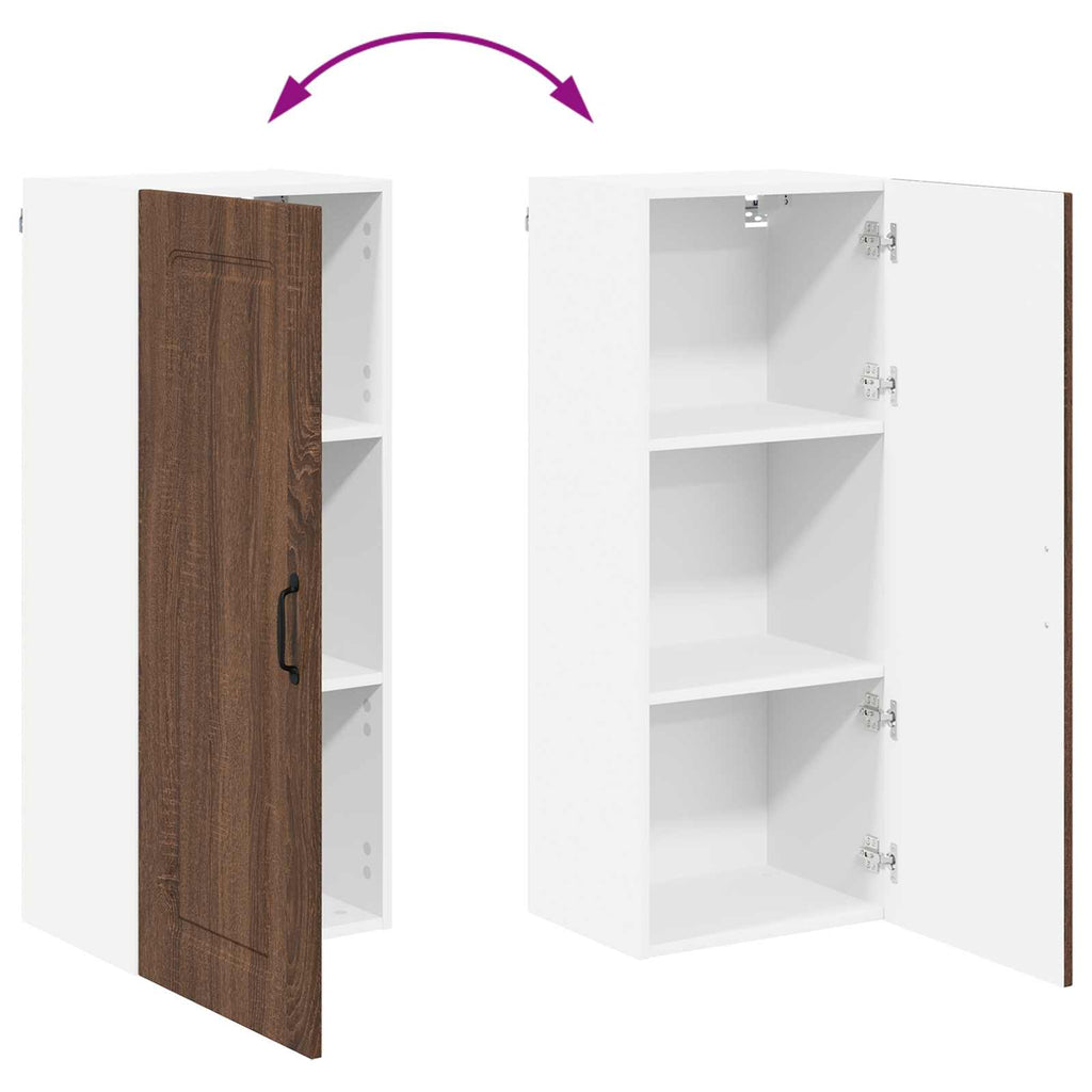 Geschirrspülerfront Kalmar Braun Eichen-Optik 40 x 31 x 100 cm