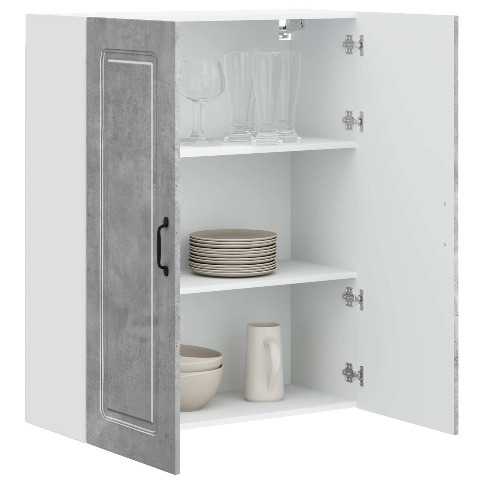 Geschirrspülerfront Kalmar Beton Grau 80 x 31 x 100 cm